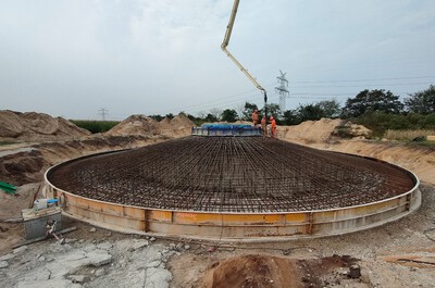 Betonage Fundament WEA 04