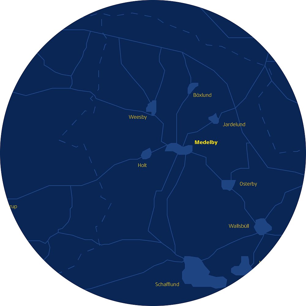 Karte Bürgerwindpark Medelby